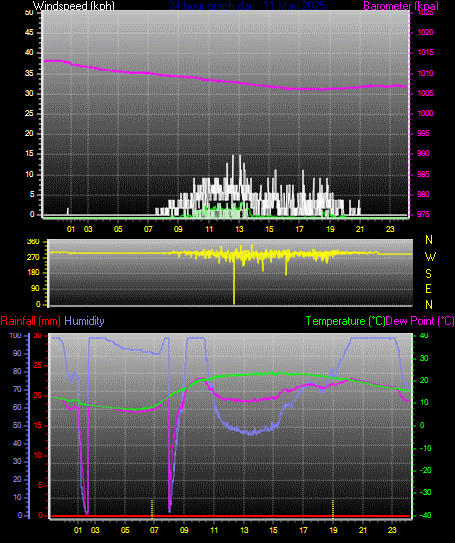 24 Hour Graph for Day 11