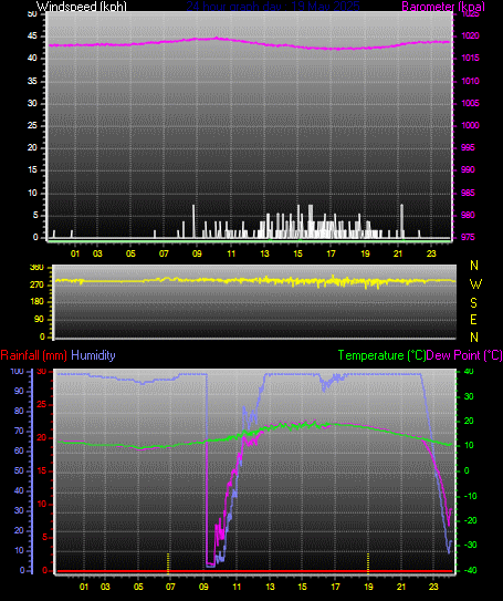 24 Hour Graph for Day 19