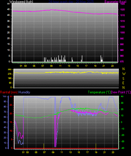 24 Hour Graph for Day 20