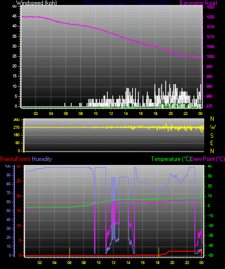 24 Hour Graph for Day 11