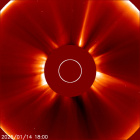 Latest LASCO C2 image of the Sun