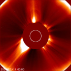 Latest LASCO C2 image of the Sun