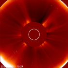 Latest LASCO C2 image of the Sun