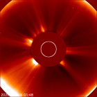 Latest LASCO C2 image of the Sun