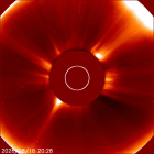 Latest LASCO C2 image of the Sun