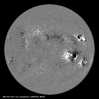 Latest SDO/HMI Magnetogram image of the Sun