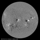Latest SDO/HMI Magnetogram image of the Sun