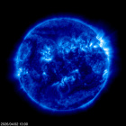Click for time-lapse image of the sun