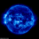 Click for time-lapse image of the sun