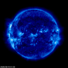 Click for time-lapse image of the sun