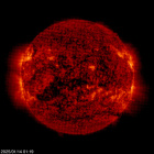 SOHO EIT 304 image of the sun